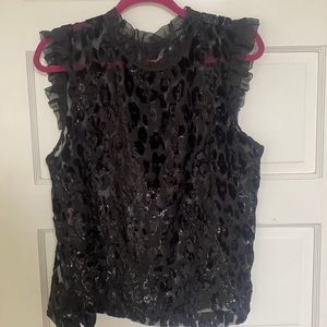 Jcrew Leopard Print Blouse